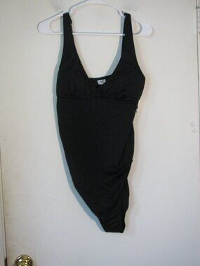 Amazon Essentials Black Swimsuit Large NWT One Piece Padded Bra